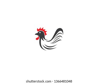 Rooster logo vector icon