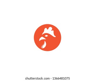 Rooster logo vector icon