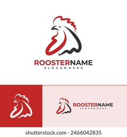 Rooster logo vector template, Creative Rooster head logo design concepts