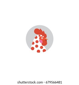 Rooster logo for your business. Vector illustration.