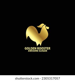 rooster with luxury logo design gradient color