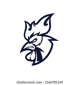 Rooster Mascot Logo Design Templates