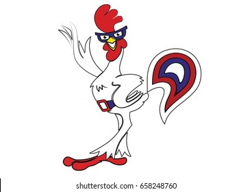 Rooster from the musical "Bremen Town Musicians"