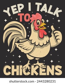 ROOSTER QUOTES VECTOR GRAPHIC T-SHIRT DESIGN