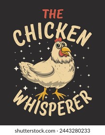 ROOSTER QUOTES VECTOR GRAPHIC T-SHIRT DESIGN