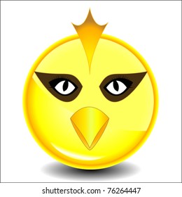 rooster  smile character