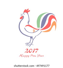 Rooster - a symbol of the New Year 2017