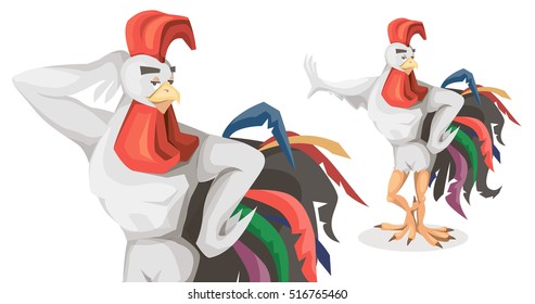 Rooster the symbol of the new year