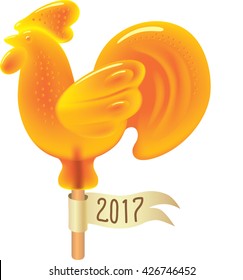 Rooster symbol of the year 2017