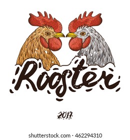 rooster two head bird symbol