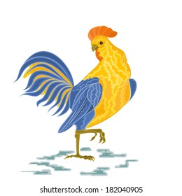 Rooster vector illustration 