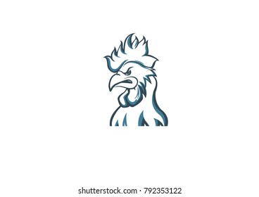 Rooster Vector Illustration