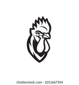 Rooster vector illustration mascot logo