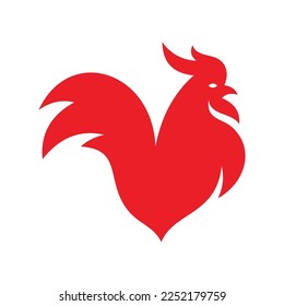 Rooster Vector Logo Design Template