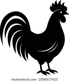 Rooster vector silhouette , Rooster vector 