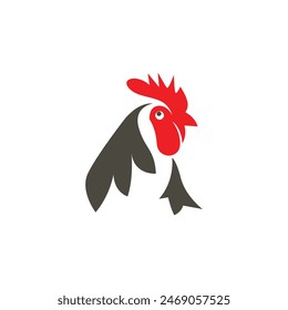 Rooster Vintage Logo Design Illustration 2 