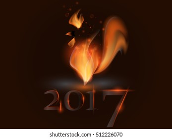 Rooster. Rooster Year. Chinese New Year of the Rooster.