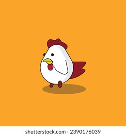 roosters icons. Chicken heads logo vector. Design elements for logo, label, emblem, sign, brand mark. Vector illustration.
