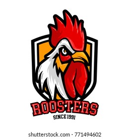 roosters logo badges