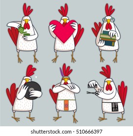 roosters set