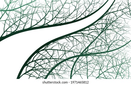 root abstract graphic background,vector illustration