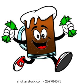 Root Beer Running with Money