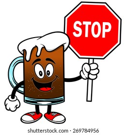 Root Beer with Stop Sign