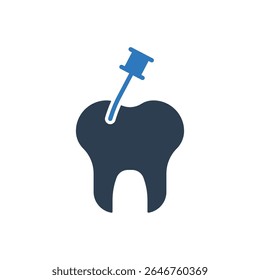 Root Canal Icon - Tooth And Teeth Icon