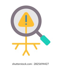 Root Cause Analysis Icon - Flat Color Icons For Conflict resolution and Business Management