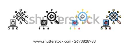 Root Cause Analysis Icon Pack In Multiple Styles