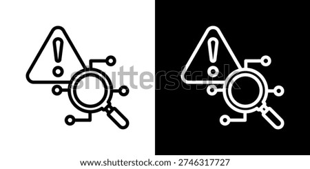 Root Cause Icon Set Vector Collection Isolated In Black And White