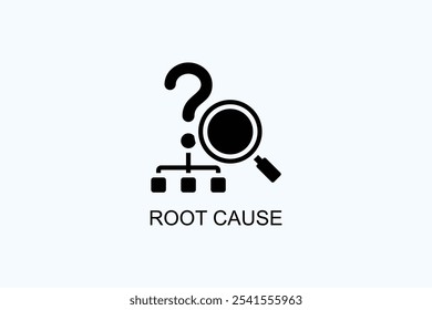 Root Cause Vector Or Logo Sign Symbol Illustration