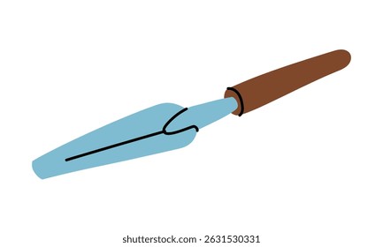root extractor is a shovel. An isolated illustration. Gardening tools. Seasonal work. product for agricultural crops. Suitable for ecology, garden, cleaning, household, packaging design, infographics