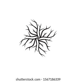 Root icon design template vecor isolated illustration