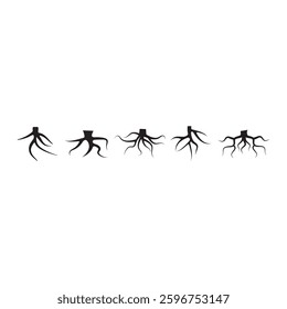 root logo icon set illustration