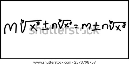 root numbers, rules for adding and subtracting root numbers