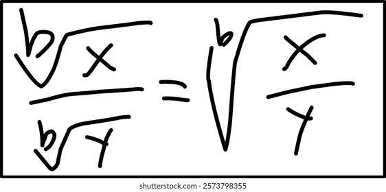 root numbers, rules for dividing root numbers