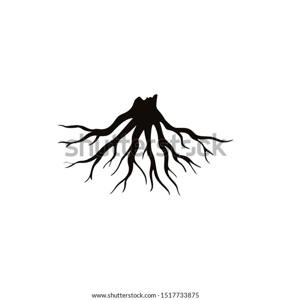 Root Silhouette Vector Symbol Icon Design Stock Vector (Royalty Free ...