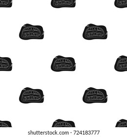 Root, single icon in black style.Root, vector symbol stock illustration web.