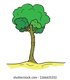 root and tree sketch doodle