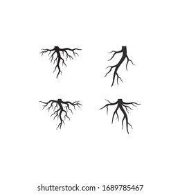 Root vector illustration template design 