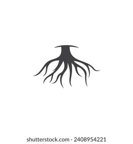 Root vector illustration template design