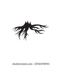 Root vector illustration template design