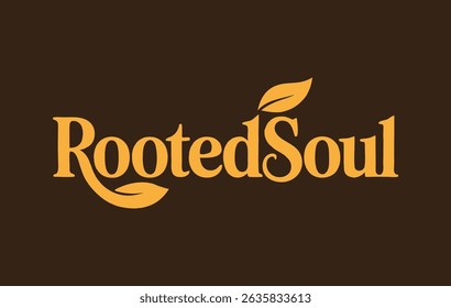 Rooted Soul Green Free Logo Design	