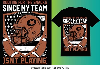 Rooting for the snacks since my team isn't playing  American Football trending due to the Superbowl T-Shirt design