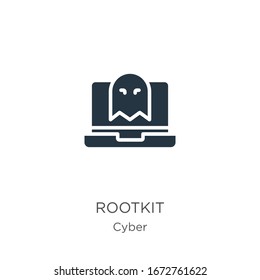 Rootkit icon vector. Trendy flat rootkit icon from cyber collection isolated on white background. Vector illustration can be used for web and mobile graphic design, logo, eps10