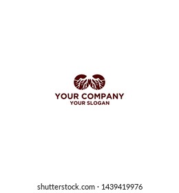 Roots Circle Logo Design Vector