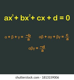 Formula Solving Cubic Equations Images Stock Photos Vectors Shutterstock