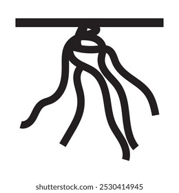 roots icon. Plant and tree root icon.  vector illustration.