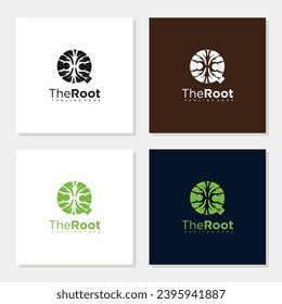 The roots letter Q logo design inspiration editable